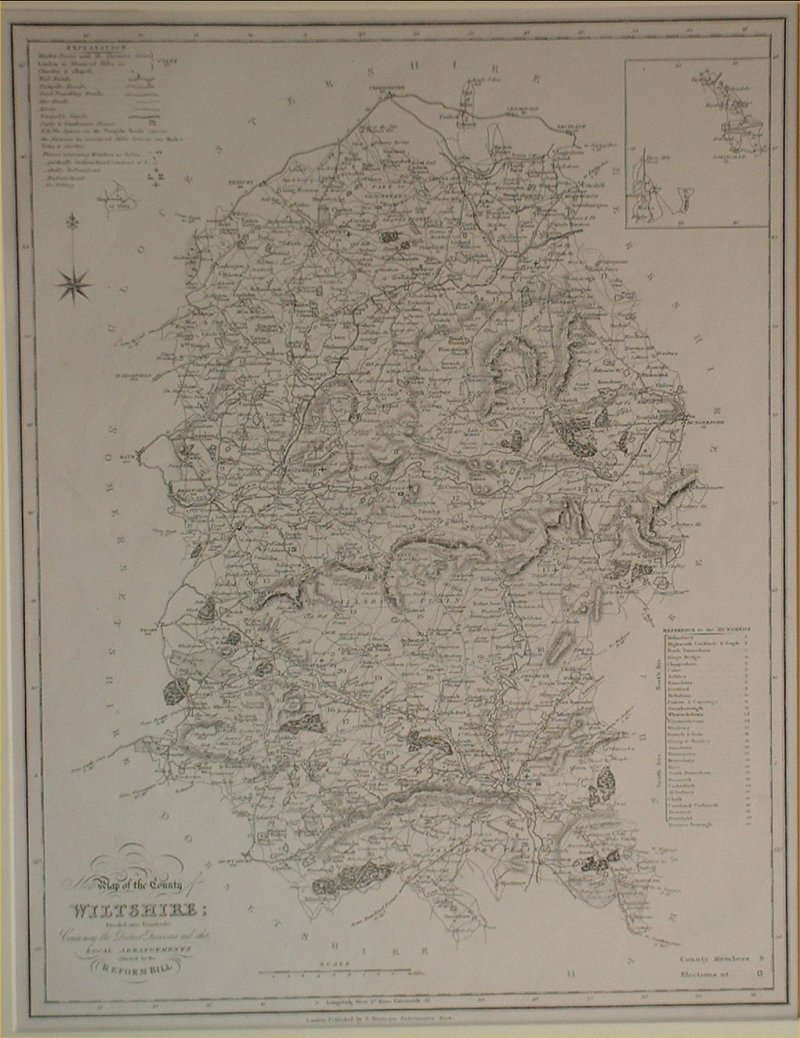 Map of Wiltshire - Ebden-Duncan